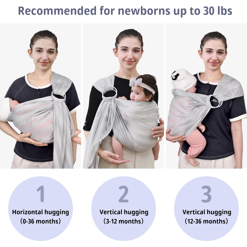 Cuby Water Baby Sling quick-drying fabric demonstrates travel-ready moisture management.