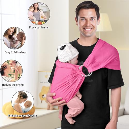 CUBY Water Baby Sling beach and pool-ready positioning