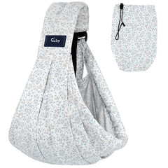 CUBY Wrap Baby Sling Carrier front-view for quick, comfortable front carries.