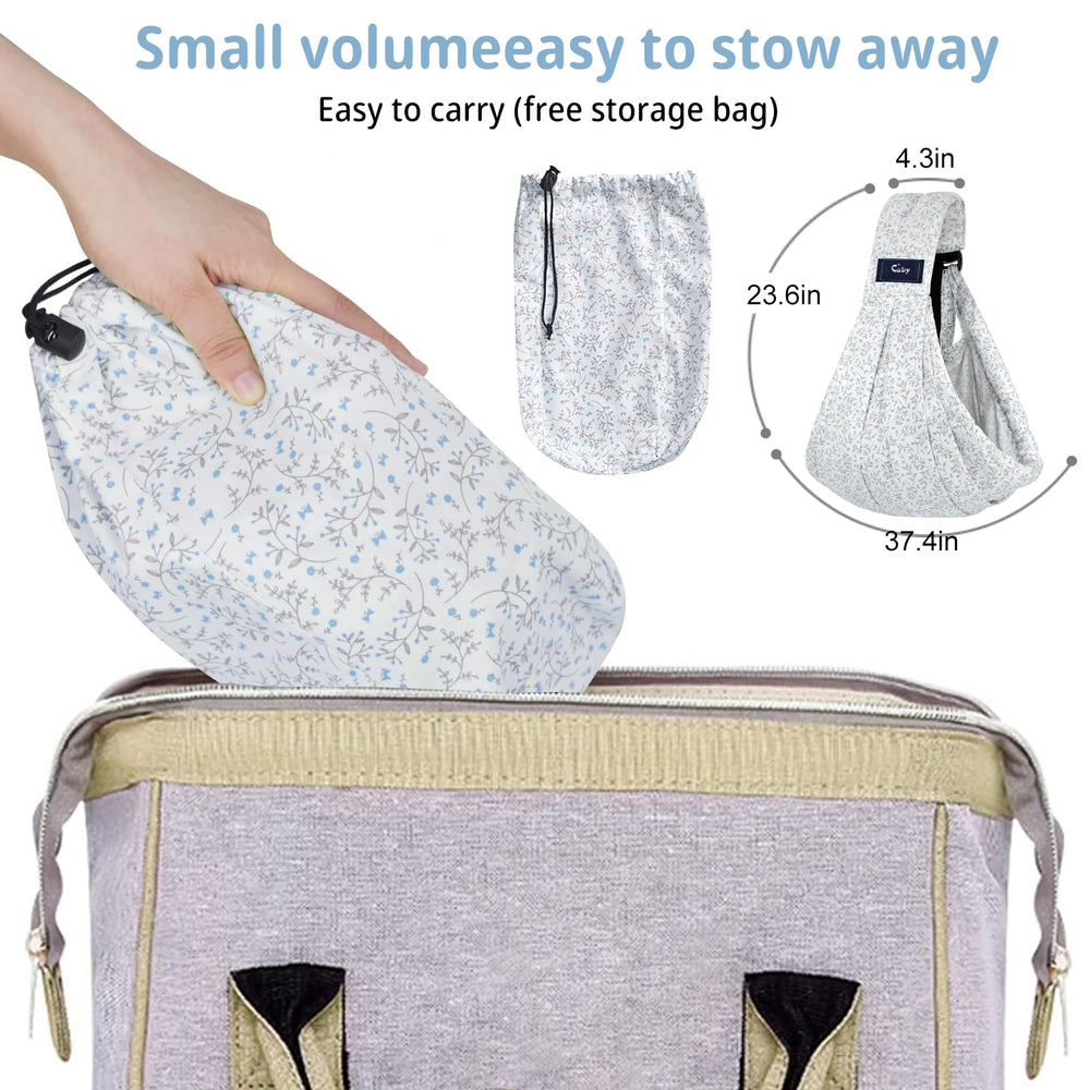 CUBY Wrap suitable weight range 8-40 lbs for long-term use.