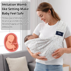 CUBY Wrap double safety lock demonstrates secure fit and hip comfort.