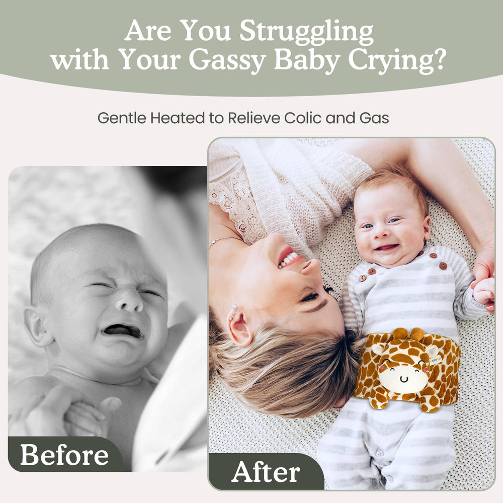 Cuckool baby heating pad microwavable for quick soothing warmth.