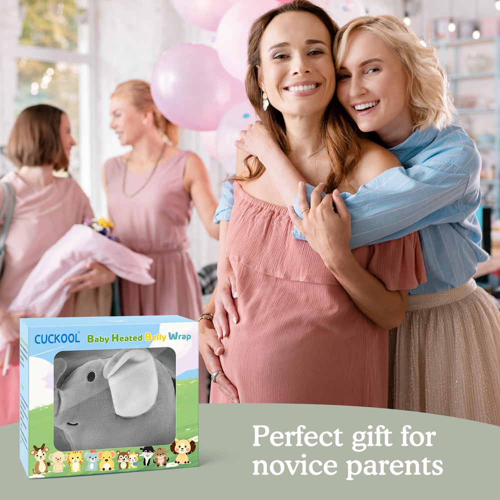 Cuckool elephant belly wrap makes a thoughtful baby shower gift