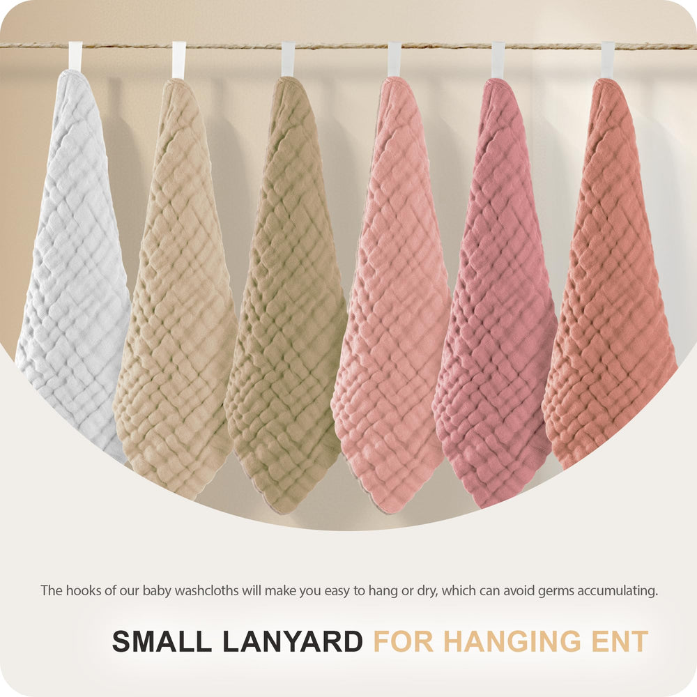 Cuddle Campus baby face towels in nursery setting for gentle drying and quick touch-ups.