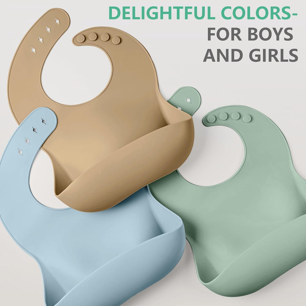 Cuddle Campus bibs help keep clothes clean during messy meals