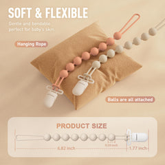Cuddle Campus beads made of food-grade silicone ensure safe, easy cleaning.