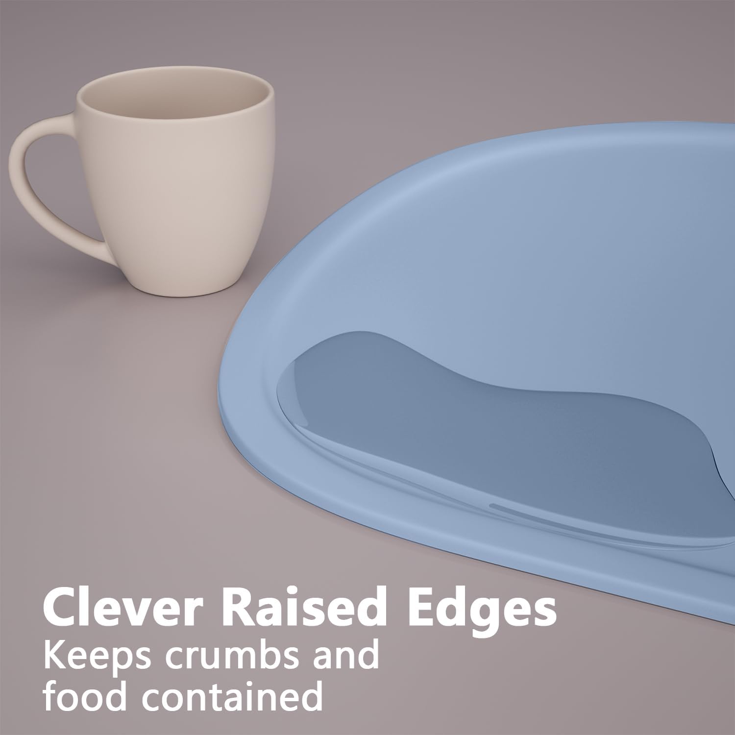 Cuddle Campus placemats measure 14.5 by 11 inches for most tables.