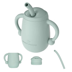 Cuddle Campus silicone baby training cup open cup 4oz for independent sipping