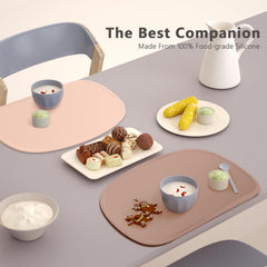 Cuddle Campus non-slip placemat base keeps plates steady during meals