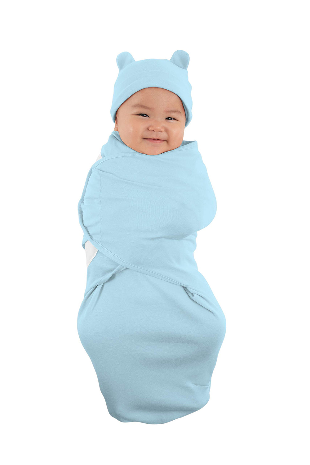 Cuddle Club baby swaddle cotton texture closeup shows soft, breathable fabric.