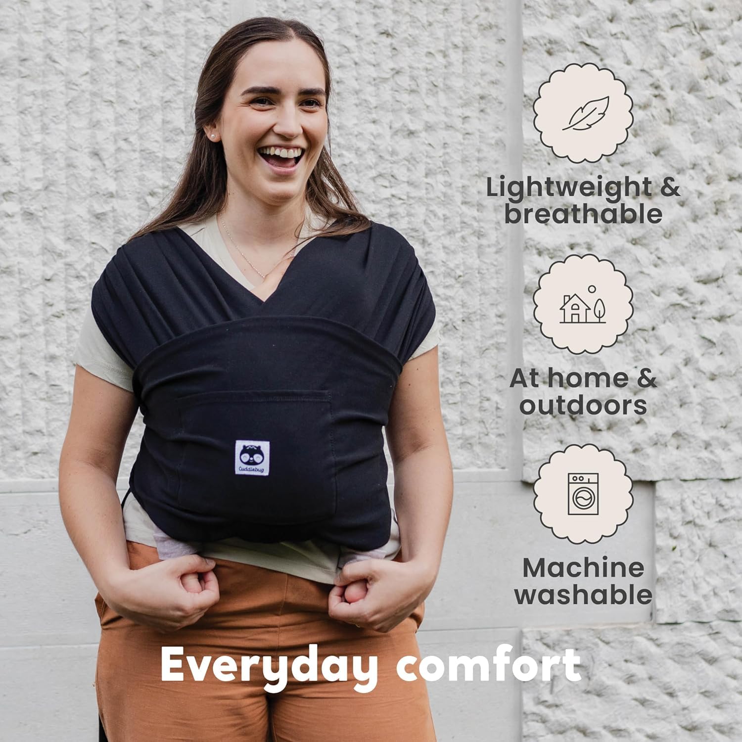 CuddleBug CuddleCarry 0-36 months range shows versatile lifespan