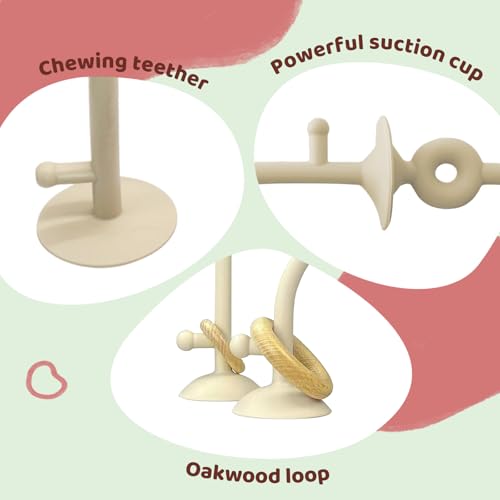 CuddleCubs Creations BPA-free silicone teether with gentle chew texture.