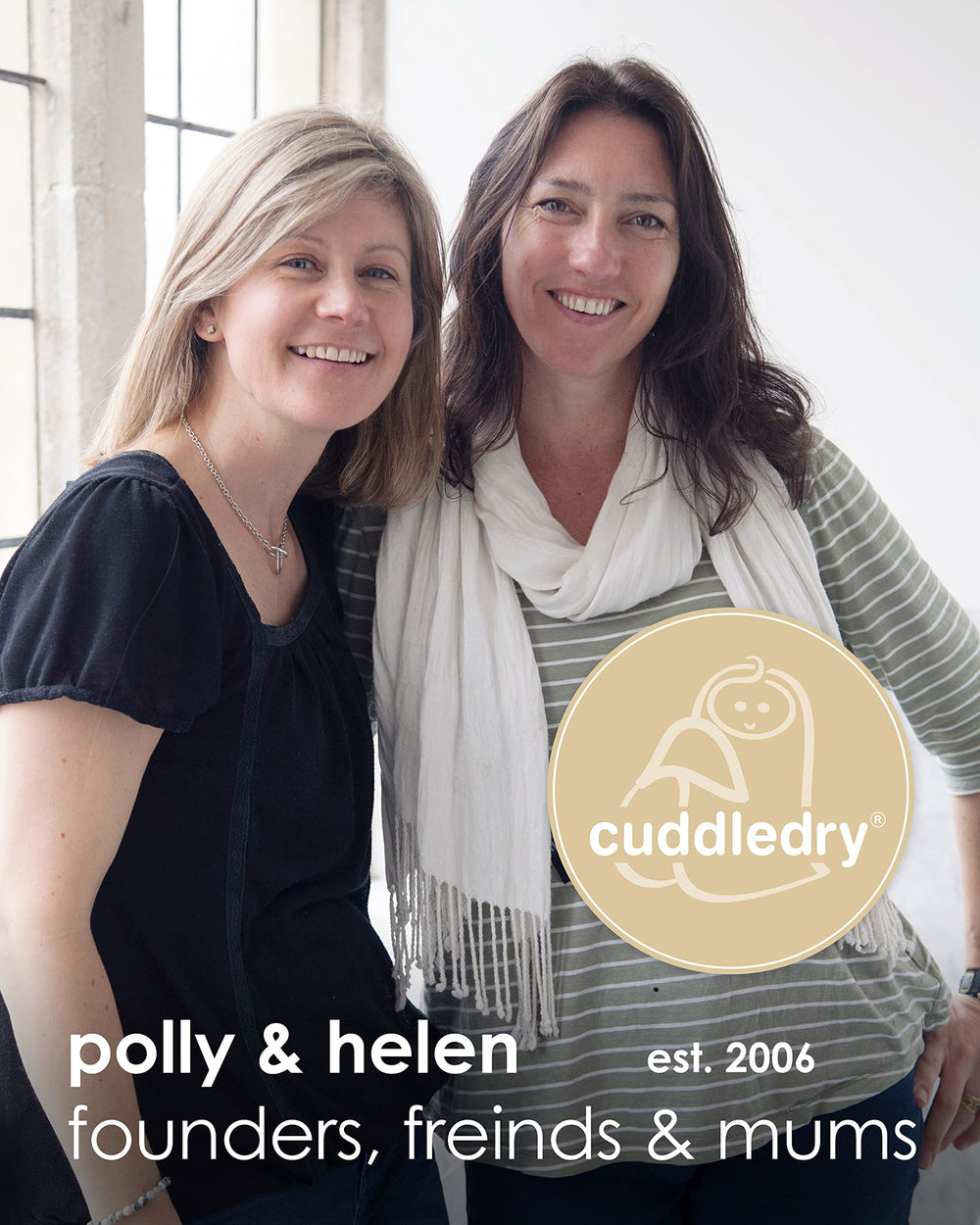 Cuddledry soft terry and velour layers indicate warmth and quick drying.