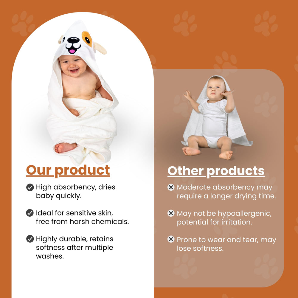 Cuddling Baby Hooded Towel durable and easy-care for busy parents.