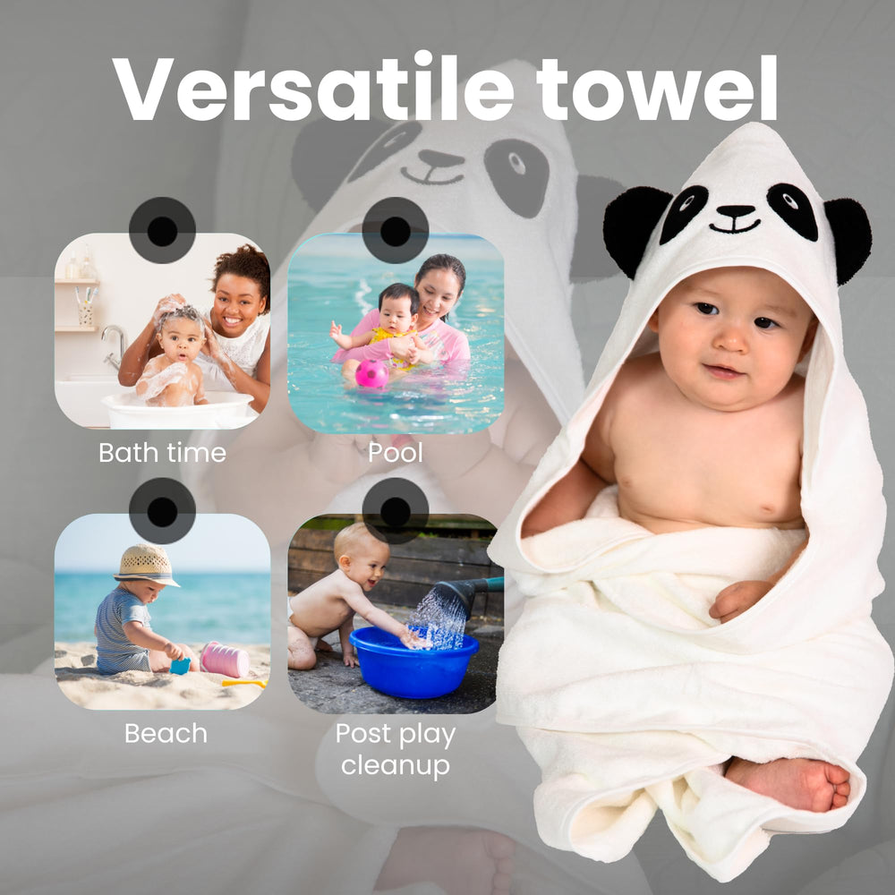 Cuddling Baby Premium Hooded Towel machine-washable for easy care and longevity.