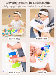 Cuddo Baby Bouncer detachable piano encourages sensorimotor play and musical exploration