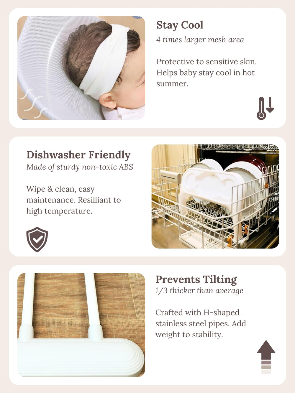 Cuddo Baby foldable seating for compact storage and travel convenience.
