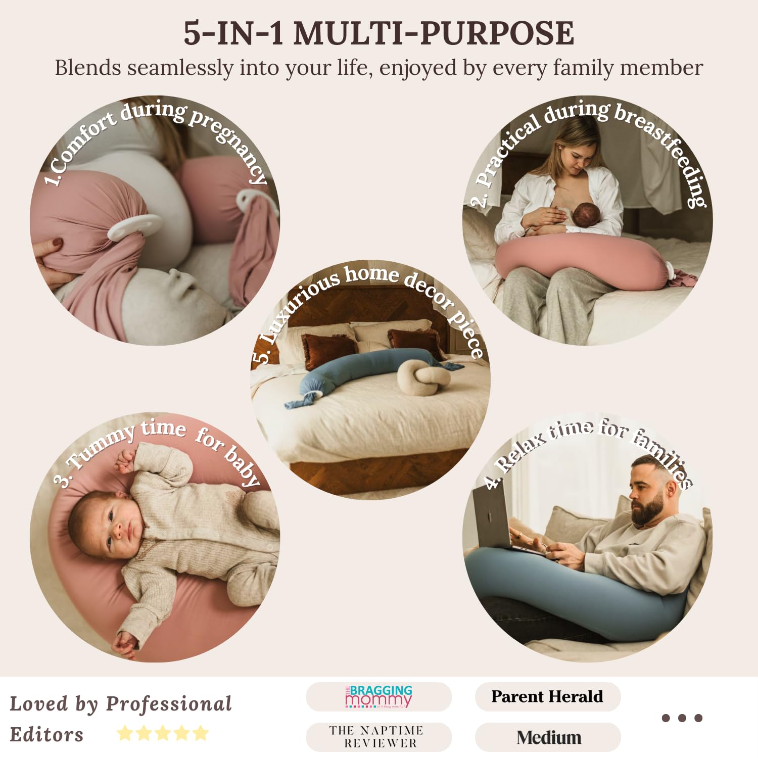 Cuddo Baby blue pillow serves as cozy decor and sleeping companion.
