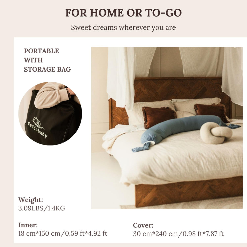 Cuddo Baby travel bag included for on the go comfort