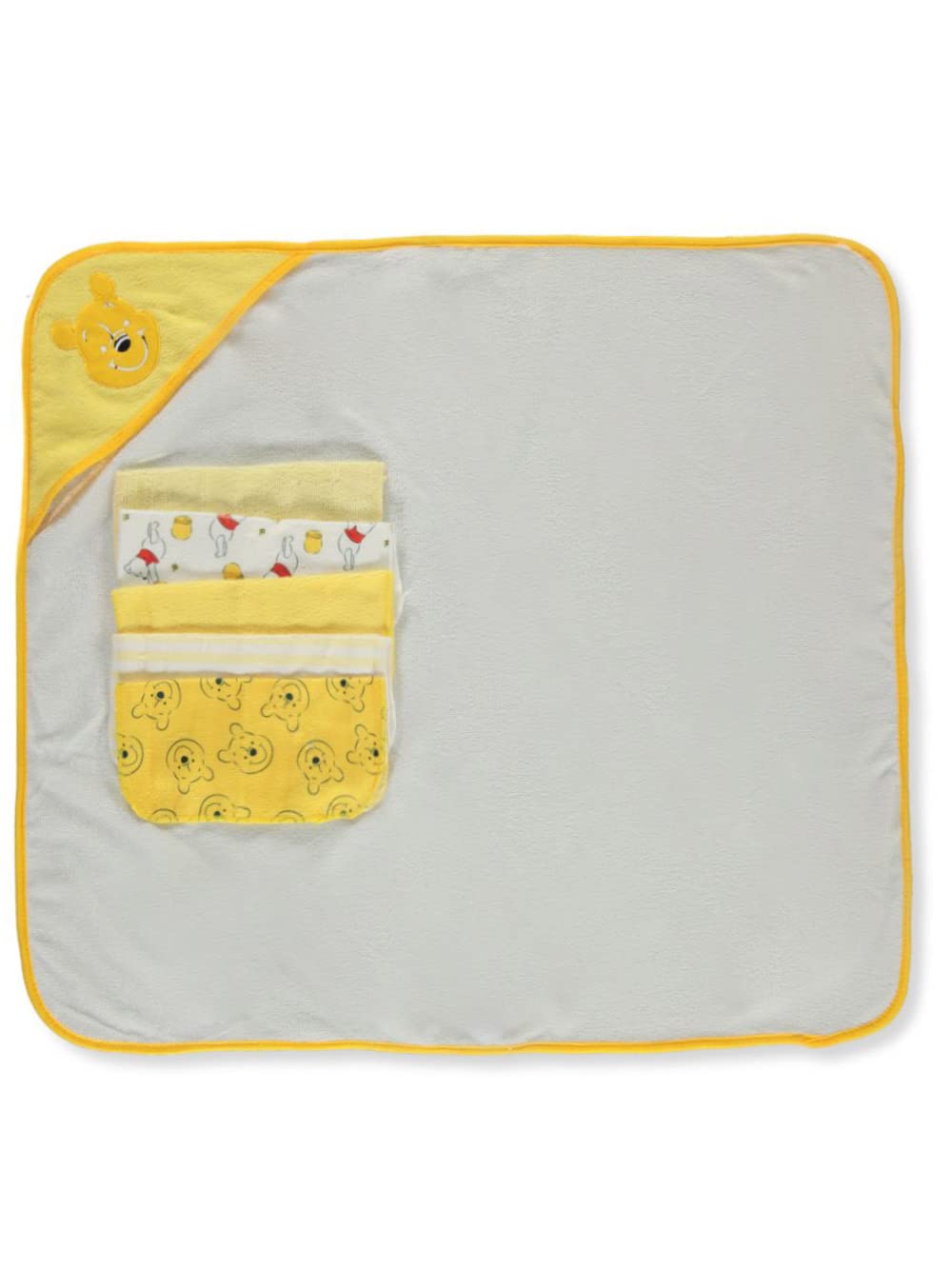 Cudlie Honey Collector washcloth set—soft 9x9 inches ideal for gentle daily cleansing.