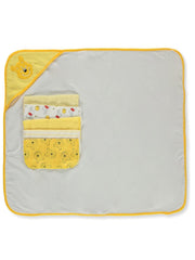 Cudlie Honey Collector washcloth set—soft 9x9 inches ideal for gentle daily cleansing.