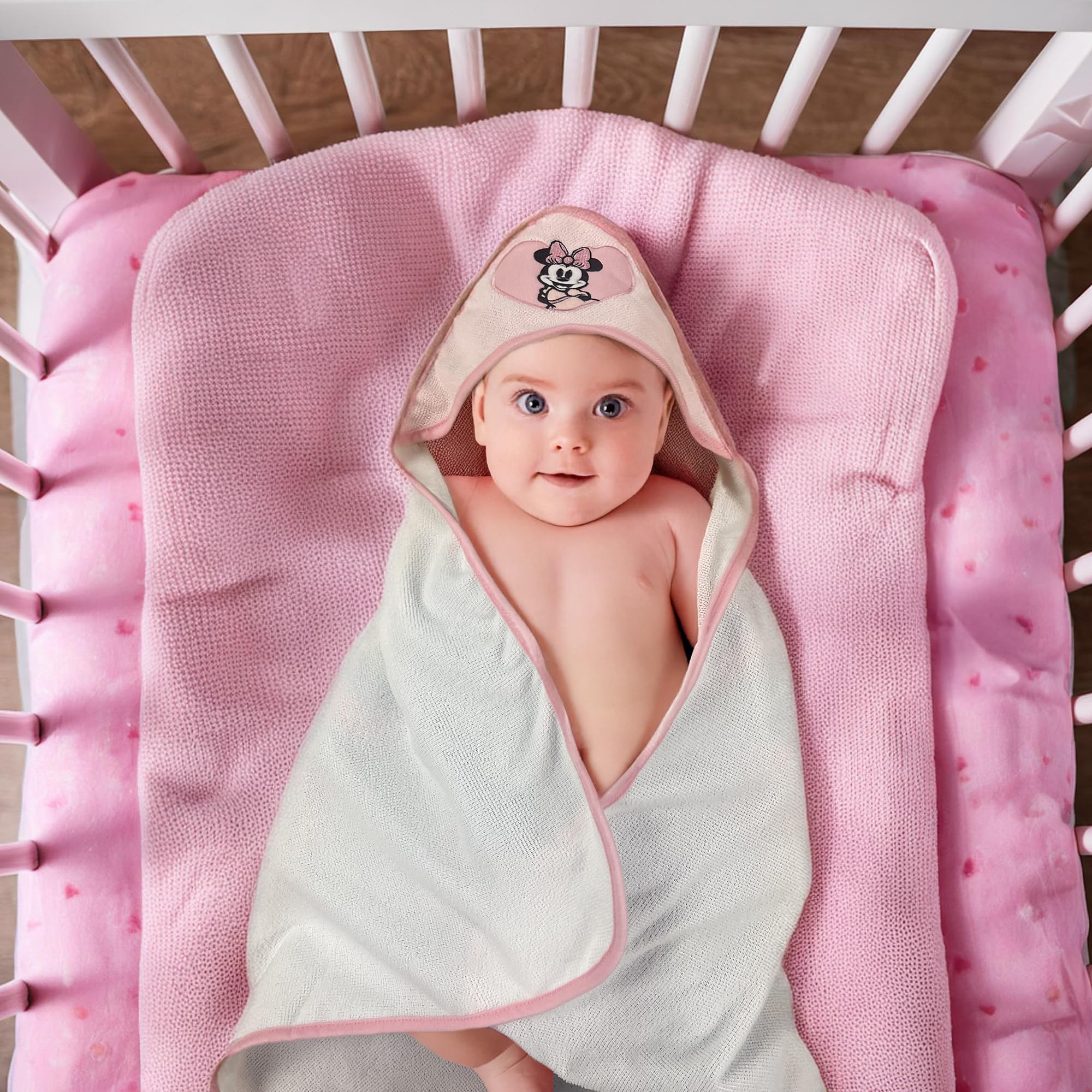 Cudlie Minnie washcloths 9x9 pack for gentle cleansing routines.
