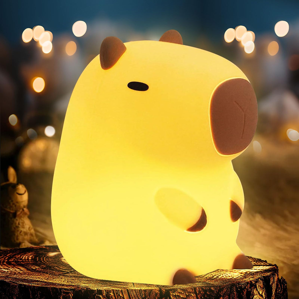 CUENIGELF Capybara Night Light bedside glow for cozy nights