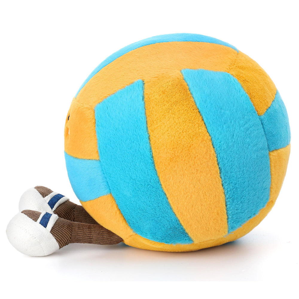 Cufoje Cute Volleyball Stuffed Animal legs visible for cuddling and imaginative play.