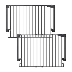 Cumbor 2-pack baby gate installation for stairs with secure mounting.