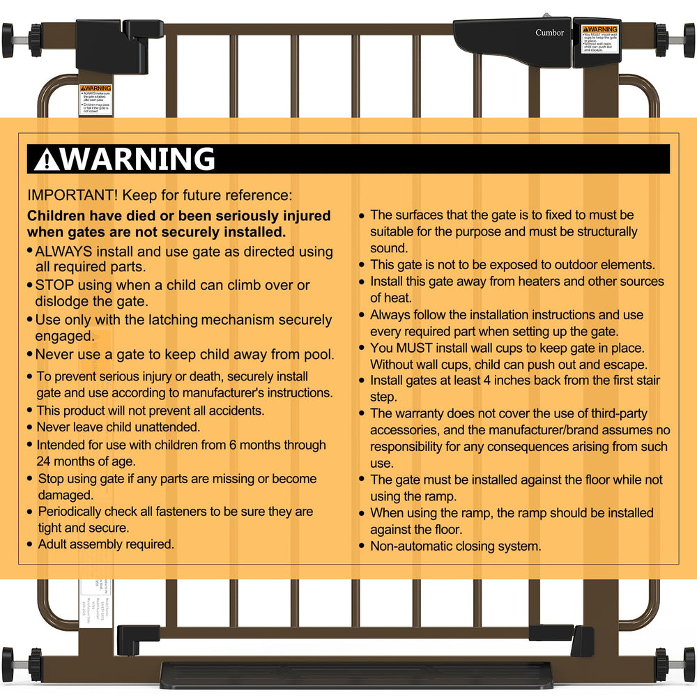 Cumbor gate endures up to 10,000 uses per side for long-term value.