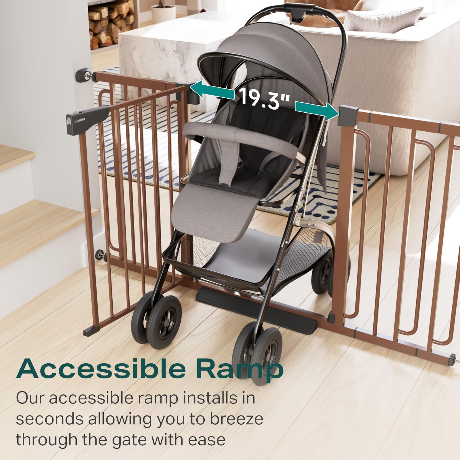 Cumbor carbon steel frame combines durability with lightweight handling.