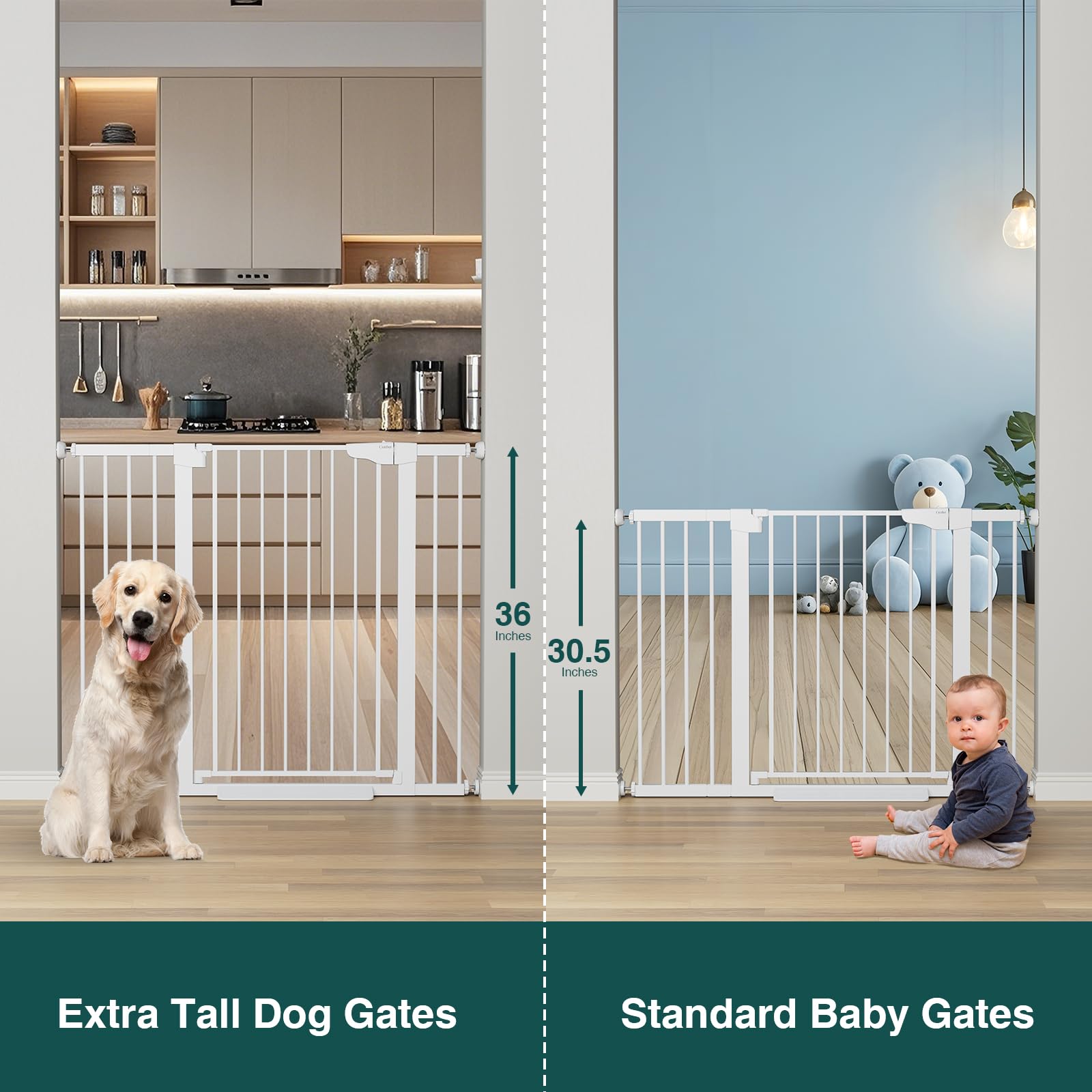 Cumbor double-lock safety release keeps toddlers secure.