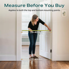 Cumbor extensions included to widen openings from 29.7 to 40.6 inches