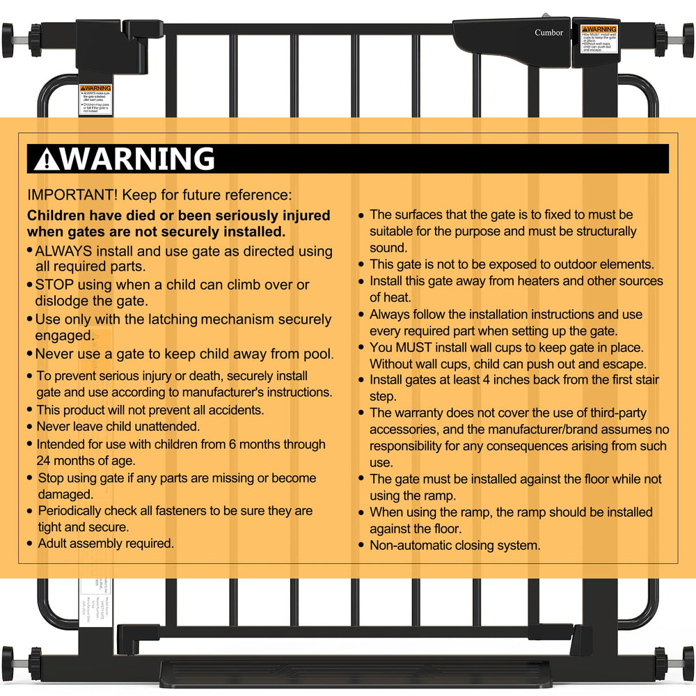 Cumbor dog-and-kid gate use illustrates a doorway barrier for pets and children.