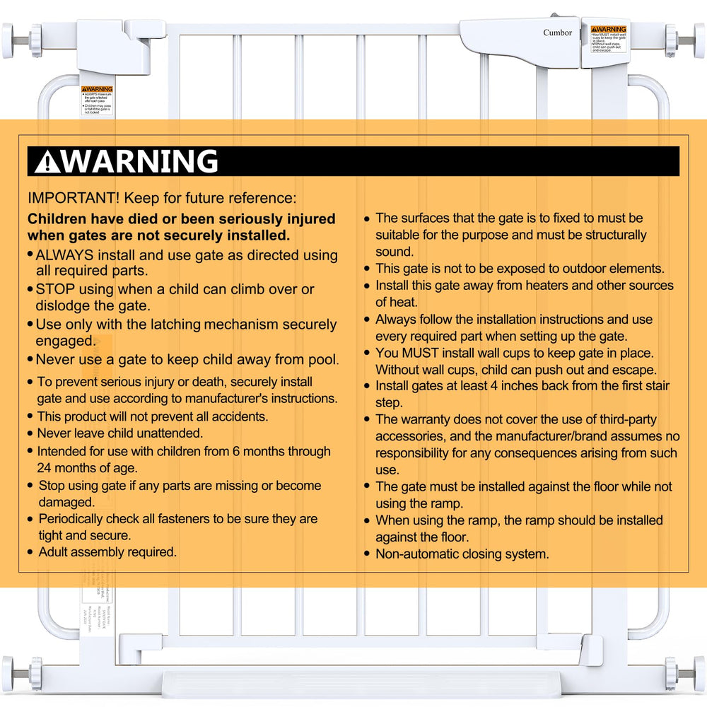 Cumbor double-lock system prevents curious toddlers from opening