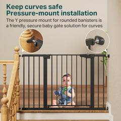 Cumbor dual-lock safety system image emphasizes added toddler protection.