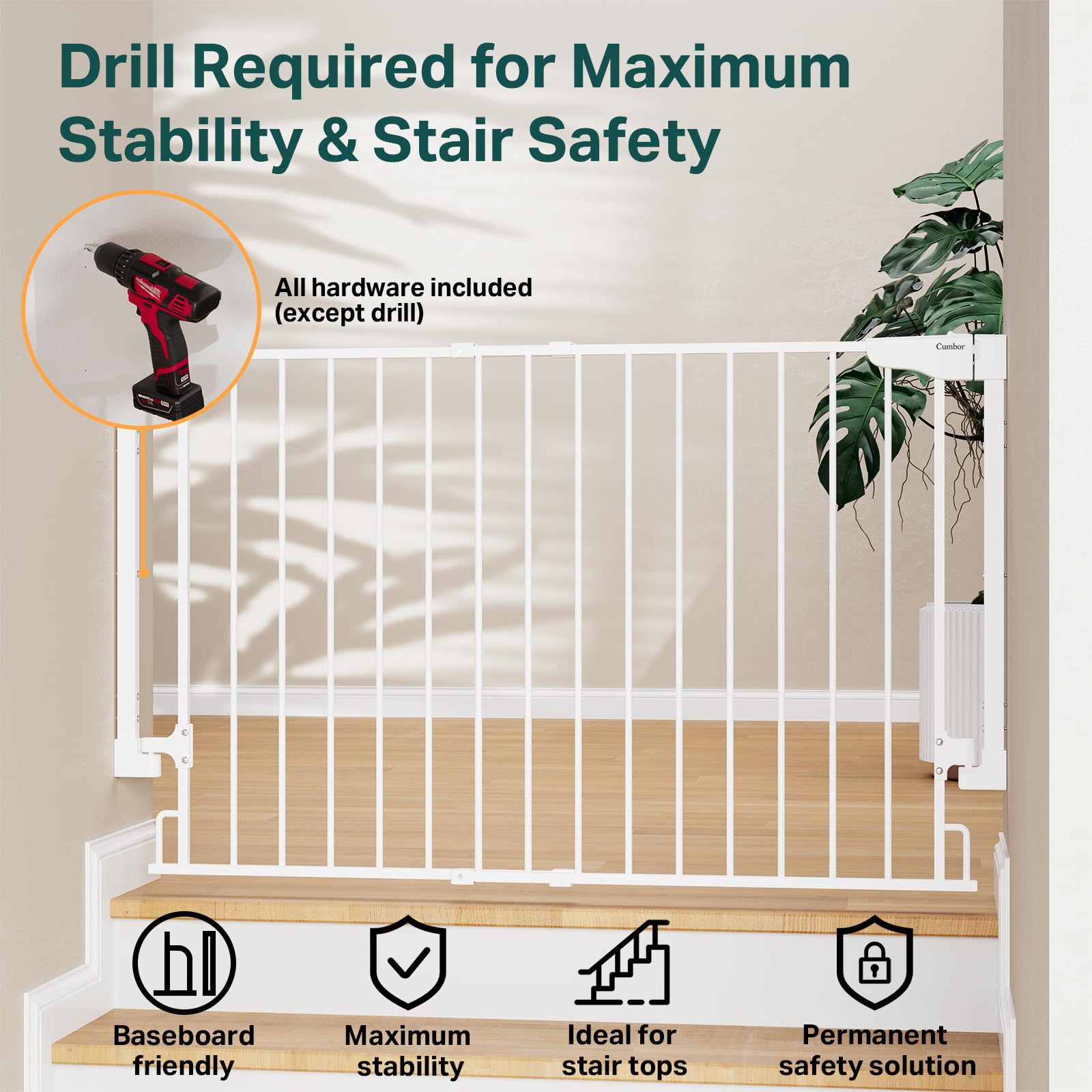 Cumbor Expandable Gate offers one-handed operation for quick access