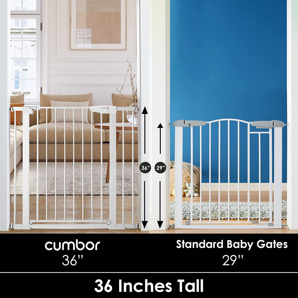 Cumbor automatic-closure feature helps gates close safely after passing through.