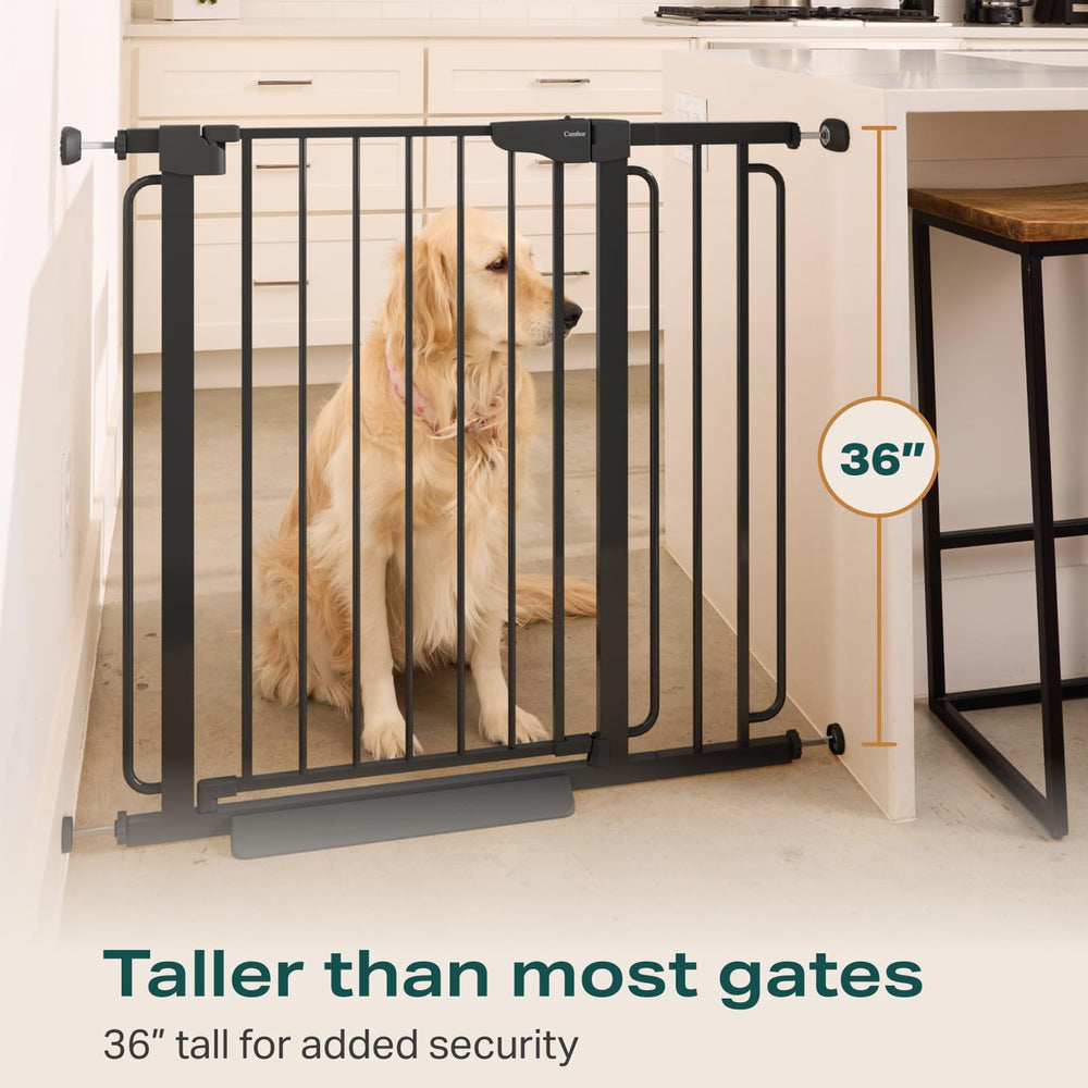 Cumbor heavy-duty carbon steel frame endures active toddlers and dogs