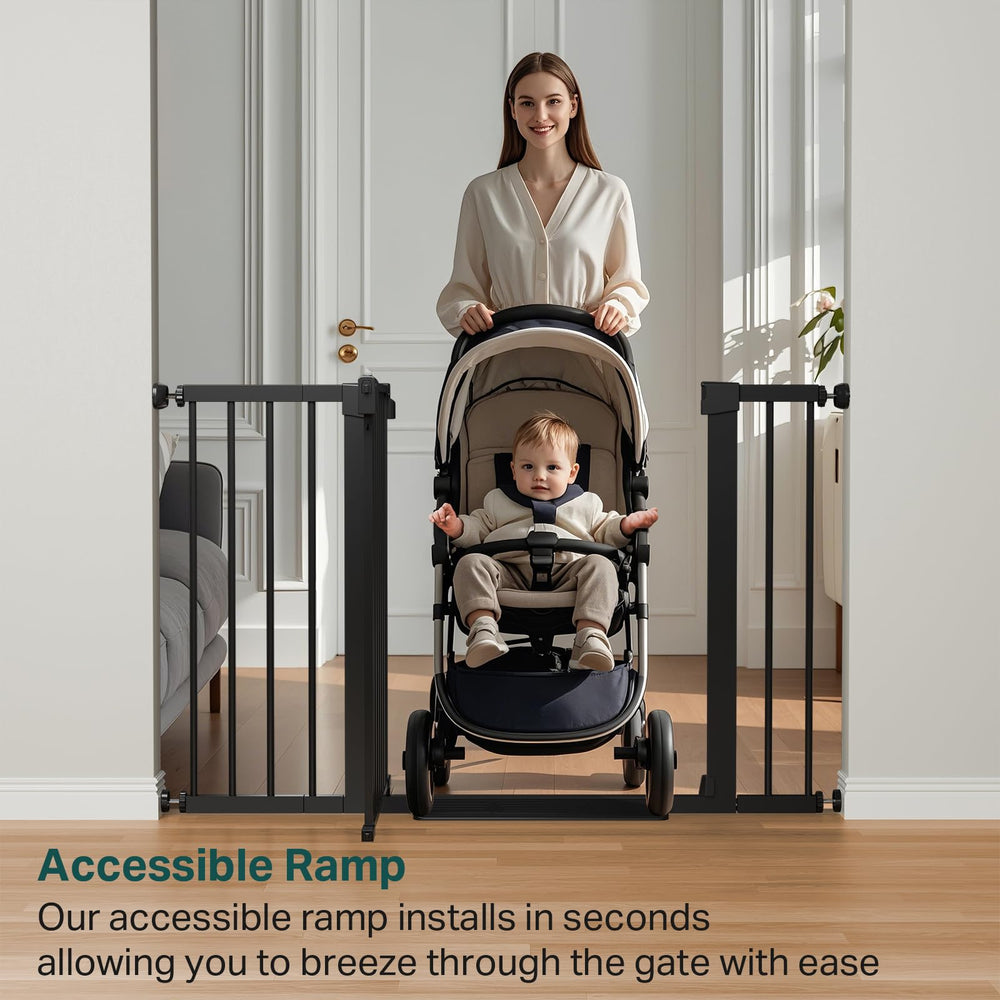 Cumbor pressure-mount setup is tool-free for quick room-to-room use.