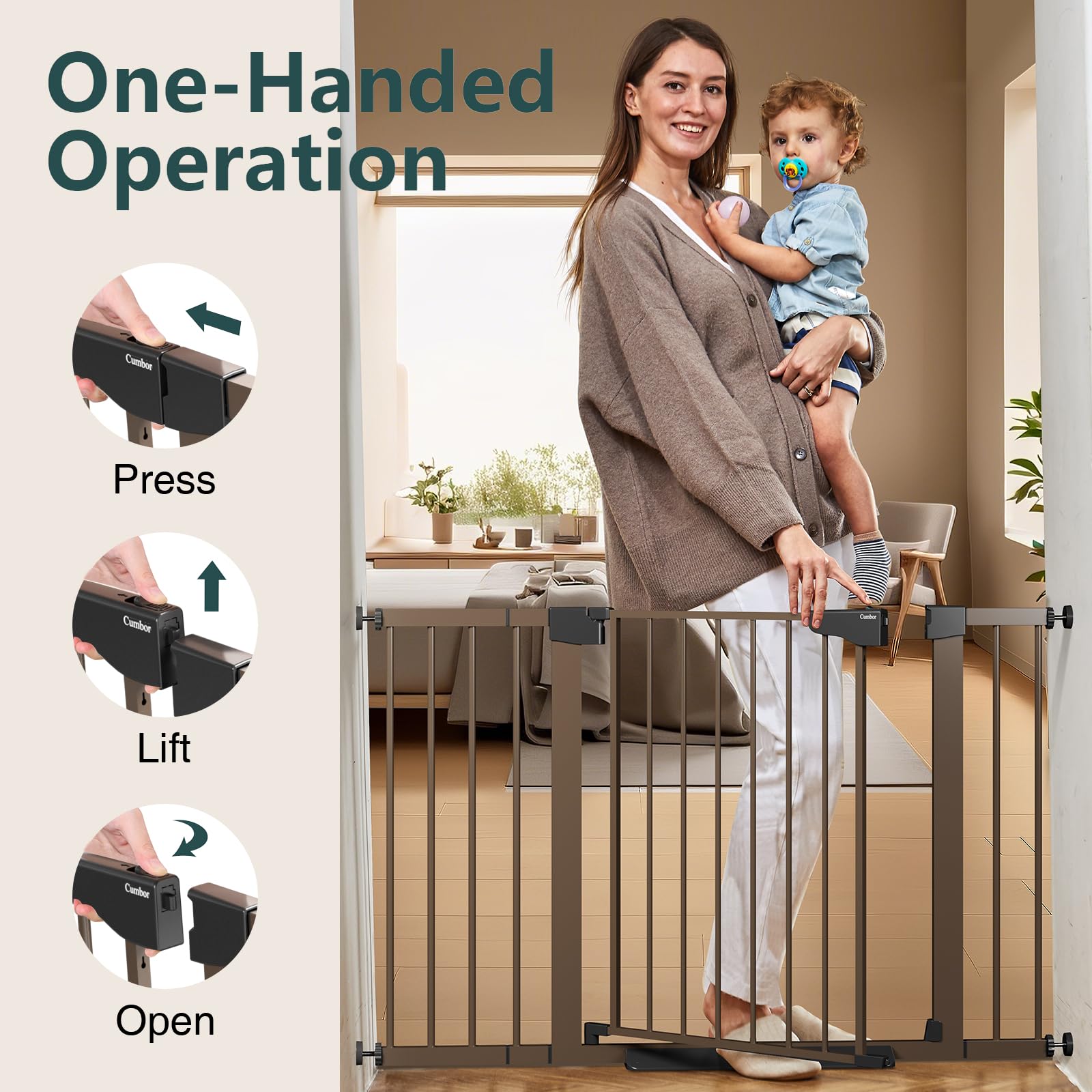 Cumbor round-stair-rail friendly bolts fit curved rails.