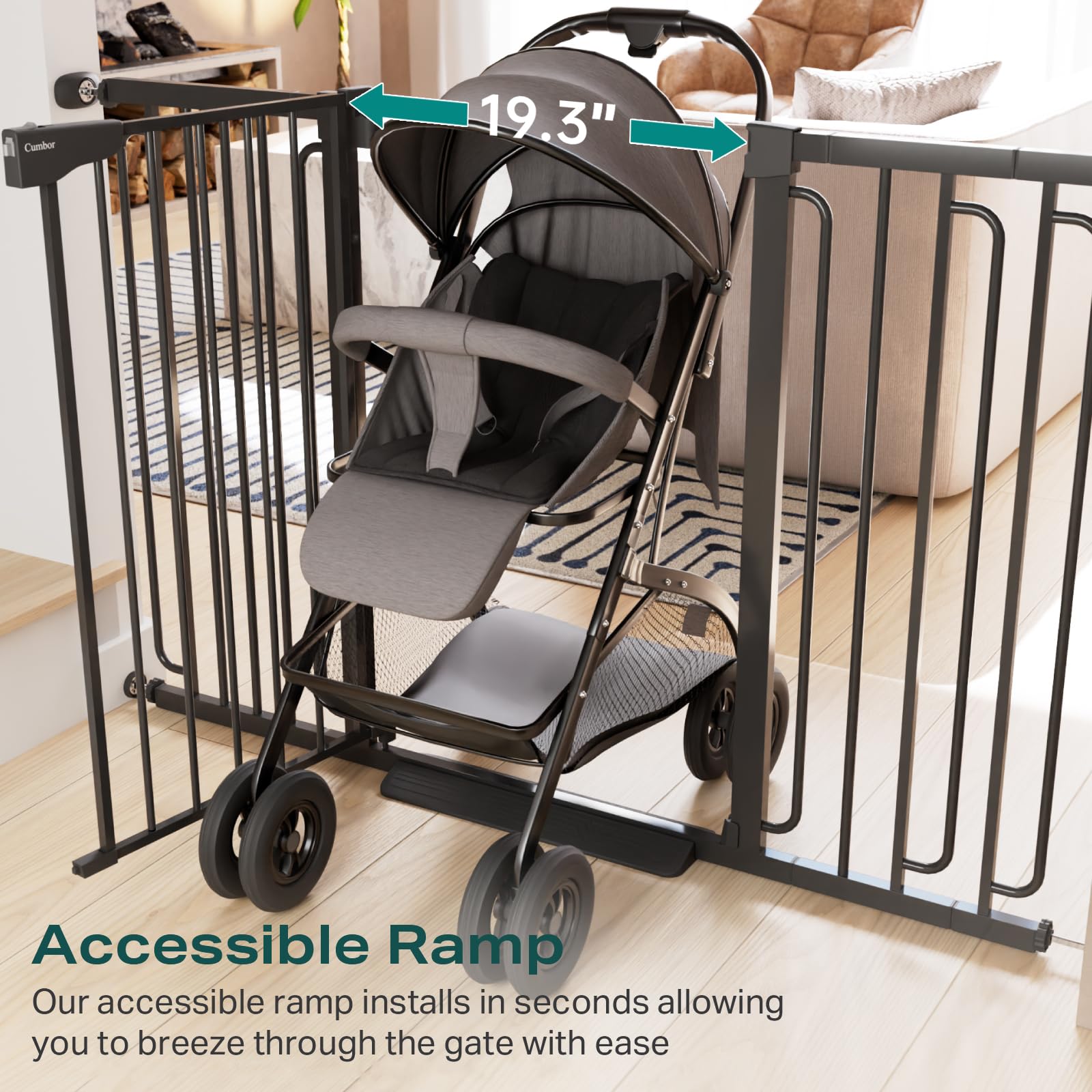 Cumbor two-way door design allows easy passage for people and pets