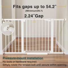 Cumbor wide gate doorway setup illustrates easy doorway control for busy households.