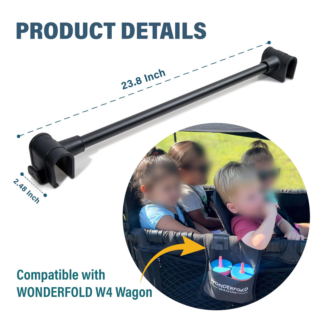 Cupoita forward-facing bar W4 clip-on design demonstrates tool-free installation.