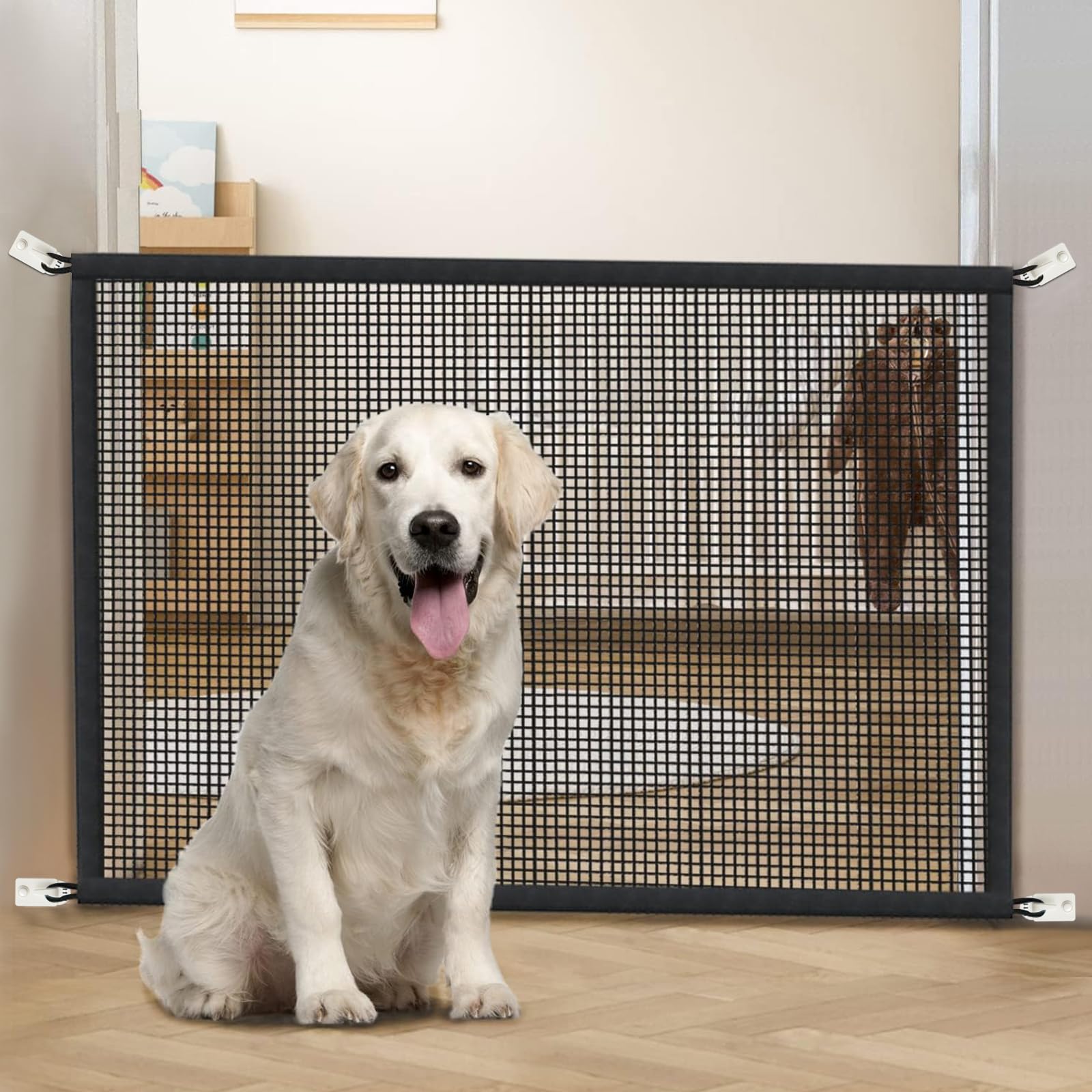Cupount 2-pack dog gate care guide for long-lasting use.
