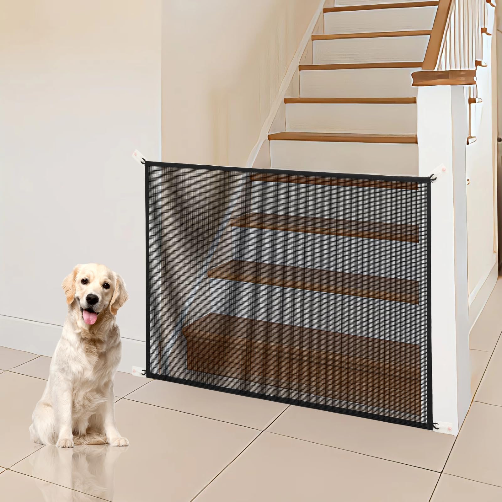 Cupount 2-pack with hooks demonstrates damage-free wall mounting potential.