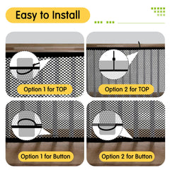 Cupount Banister Guard versatile placement on balcony, window, and beds.