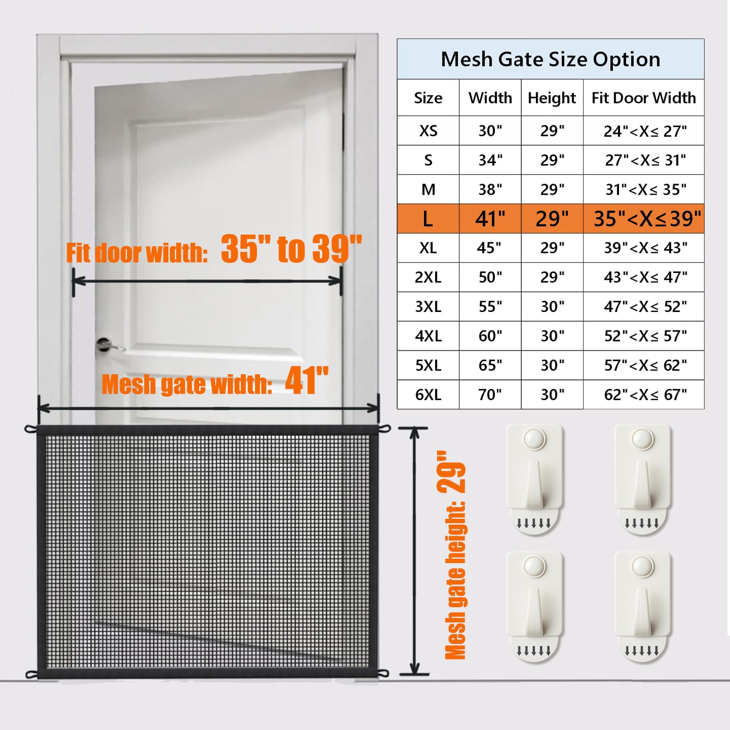 Cupount dog gate mesh closeup shows tensile fiber construction