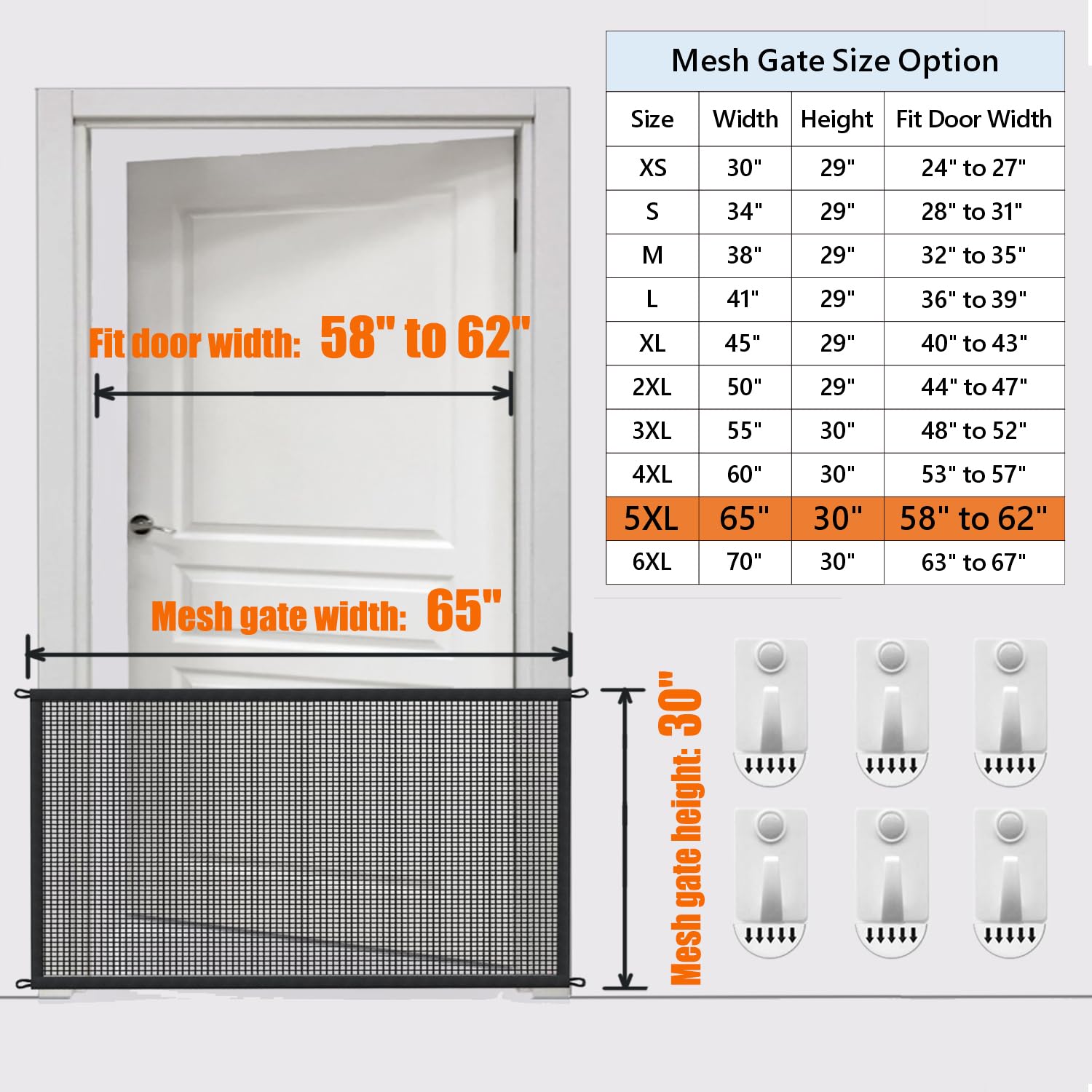 Cupount dog gate mesh close-up highlights tensile fiber construction