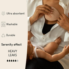 Curve by CacheCoeur Essential Day nursing pads closeup reveals ultra-absorbent core